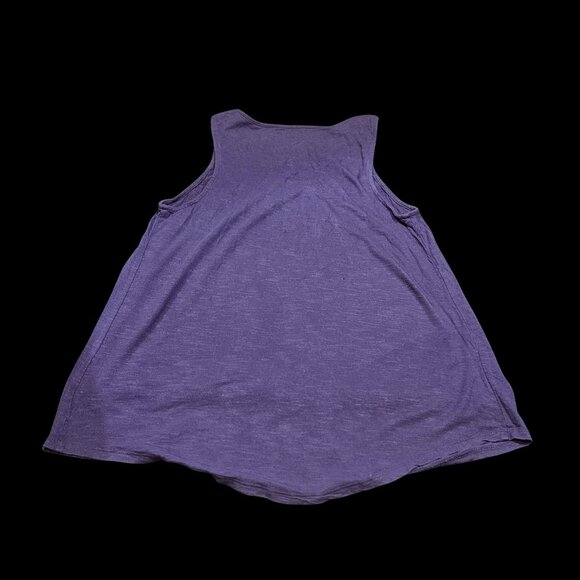 Merona Blue Sleeveless Tunic Top – Size Small – Crochet Detail - Picture 3 of 5